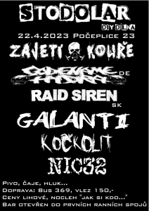 V sobotu 22.4.2023 konzert v dílně